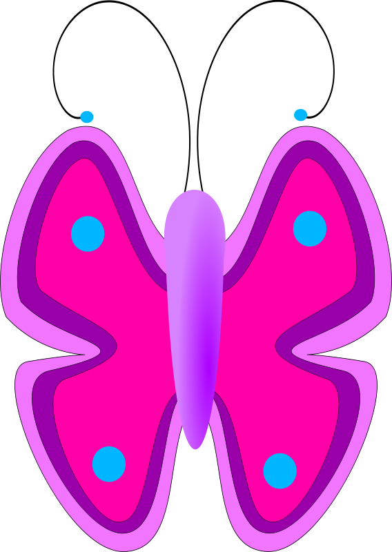 Free Vector Butterfly Clip Art - Animated Butterfly For Kids - Transparent PNG Free Download