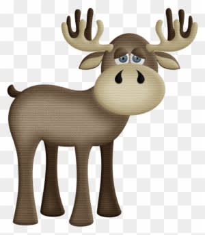 Aw Woodland Moose 2 - Woodland Animal Clip Art - Transparent PNG Free Download