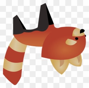 Fox Clipart Animal Jam Pencil And In Color - Red Panda Plushie Animal Jam - Transparent PNG Free Download