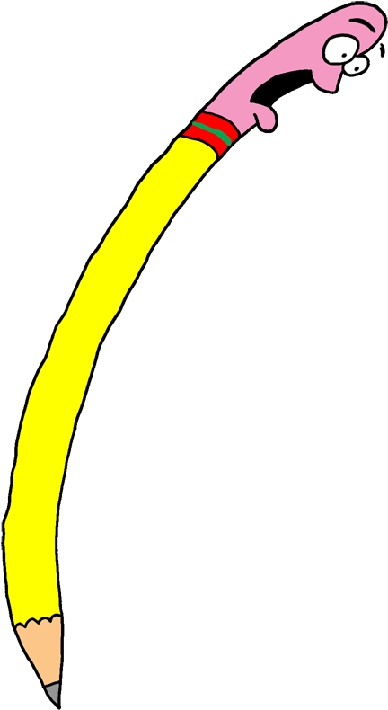 Shocked Pencil - Pencil Gif Animation Png - Transparent PNG Free Download