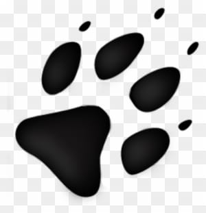 Wolf Track - Logo With Animal Footprint - Transparent PNG Free Download
