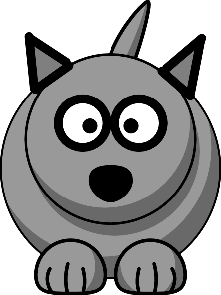 Cartoon Wolf Clip Art At Clipart Library - Animated Wolf Clip Art - Transparent PNG Free Download