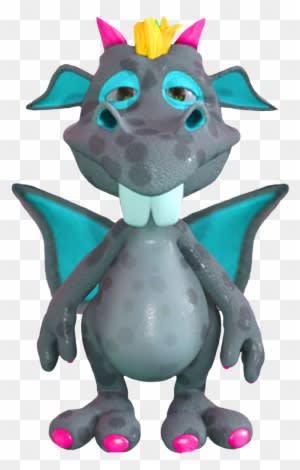 Cute Blue Cartoon Dragon - Animated Film - Transparent PNG Free Download
