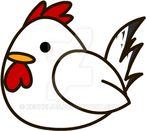 Drawn Chicken Cute Chibi - Chibi Farm Animals - Transparent PNG Free Download