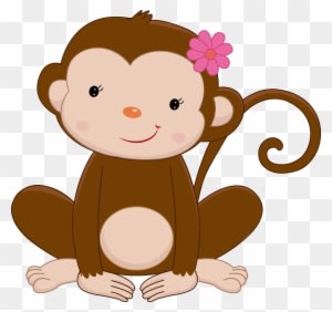 Monkey Baby Shower Clip Art For Kids - Jungle Animals Clipart Monkey - Transparent PNG Free Download