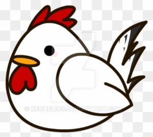 Drawn Chicken Cute Chibi - Chibi Farm Animals - Transparent PNG Free Download