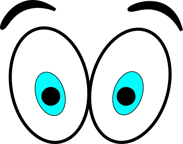 Big Cartoon Eyes Cartoon Eyes Clip Art At Vector Clip - Animated Eyes - Transparent PNG Free Download