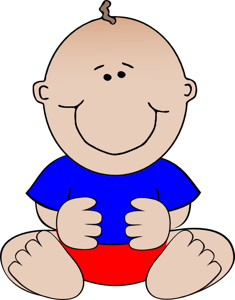 Clipart Panda Baby Boy Clip Art - Animated Baby - Transparent PNG Free Download