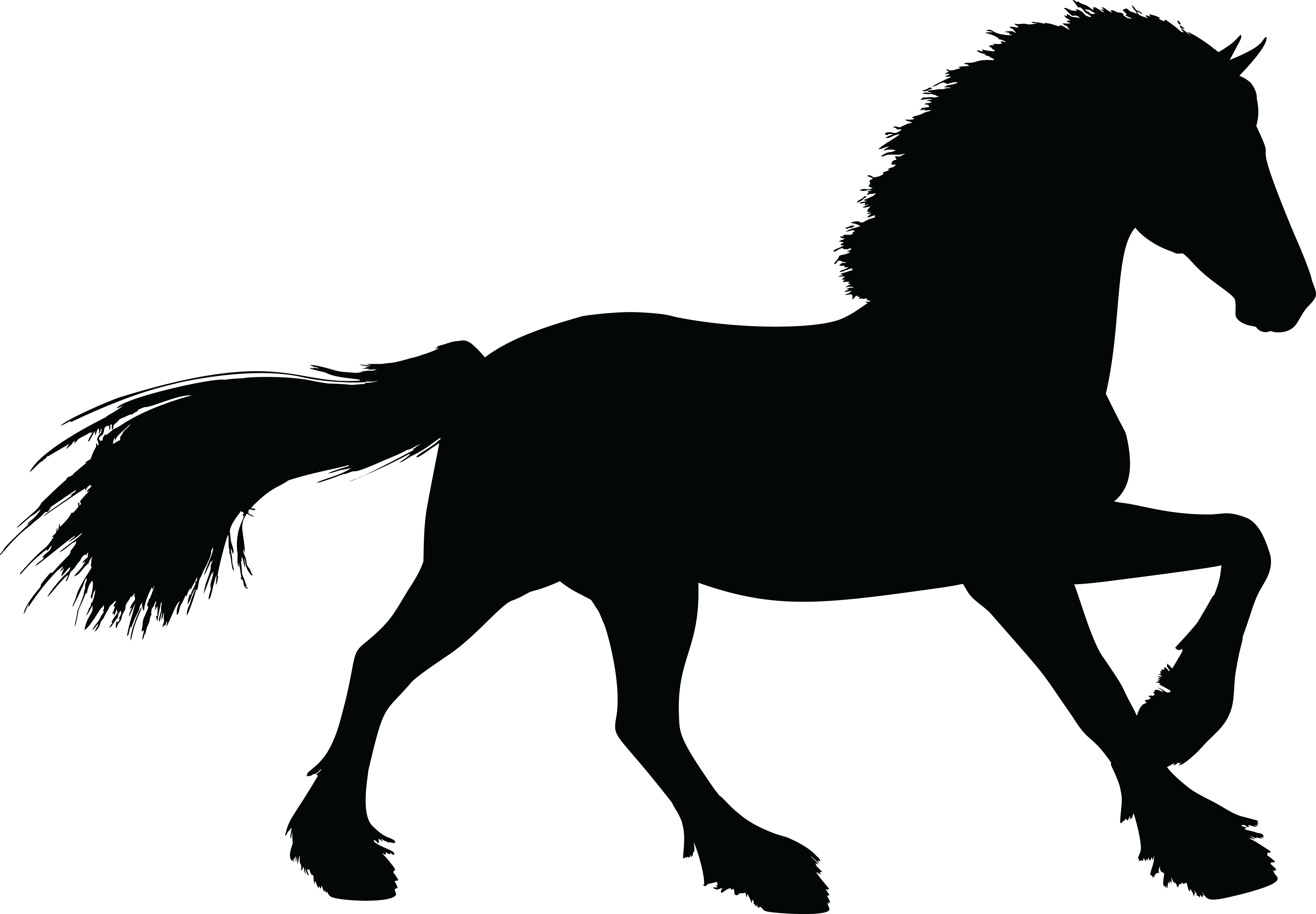 Free Clipart Of A Horse - Silhouette Animals - Transparent PNG Free Download
