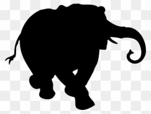 Elephant Clipart, Suggestions For Elephant - Animal Silhouettes Clip Art - Transparent PNG Free Download