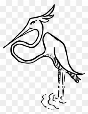 Free Vector Stork Clip Art - Flamencos Animal Blanco Y Negro - Transparent PNG Free Download