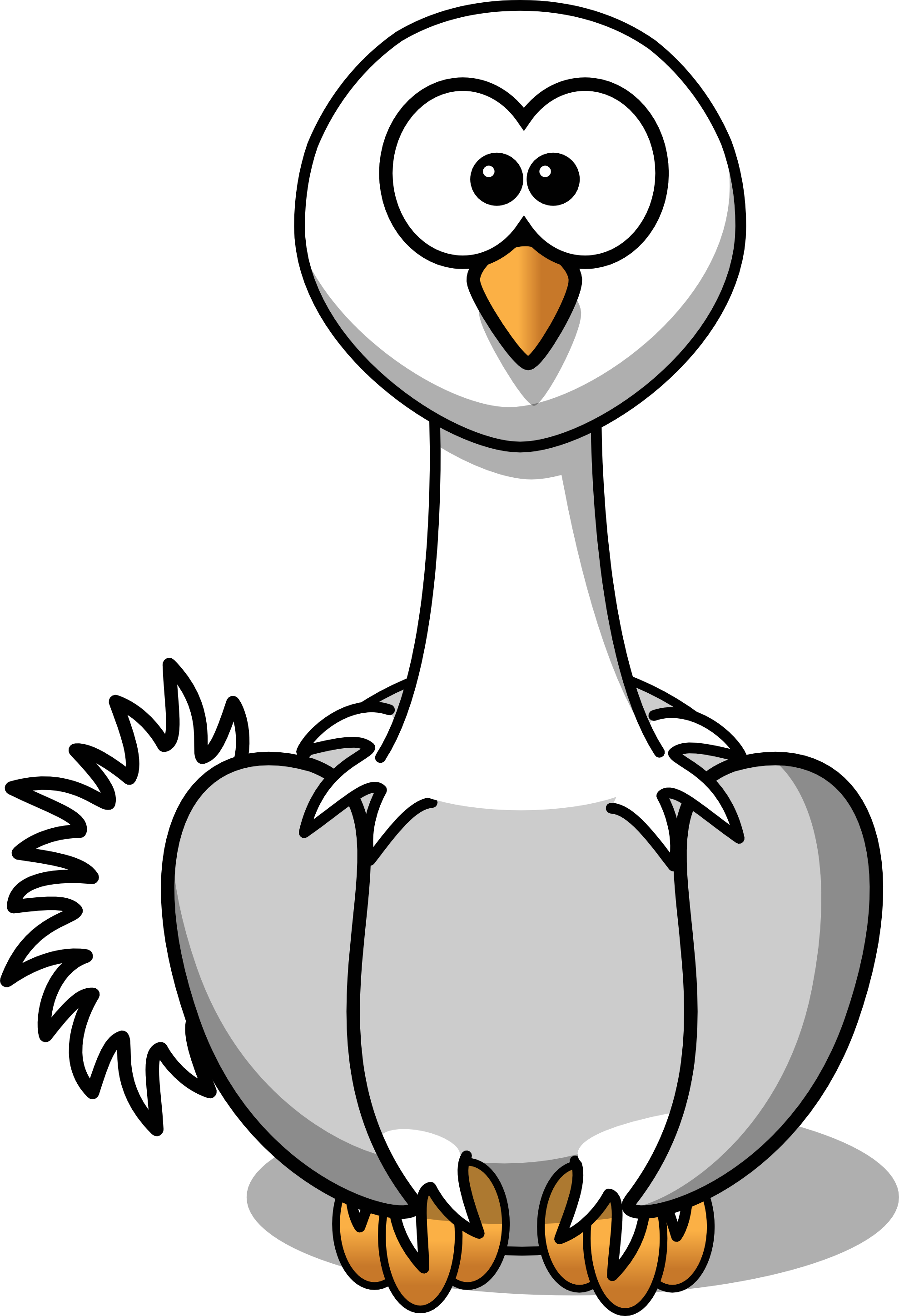 Ostrich Clipart - Cartoon Clip Art Animals - Transparent PNG Free Download