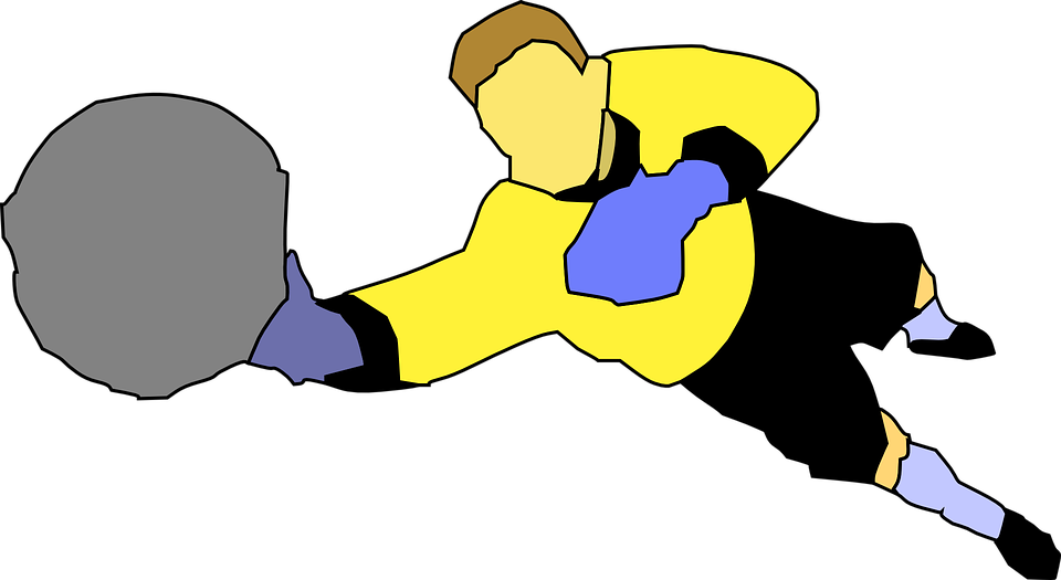 Goalkeeper Soccer Silhouette Ball Sports F - Animated Goal Keeper - Transparent PNG Free Download