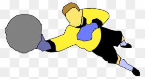 Goalkeeper Soccer Silhouette Ball Sports F - Animated Goal Keeper - Transparent PNG Free Download