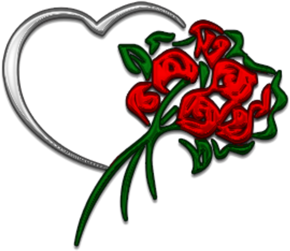 Animated Hearts And Flowers - Transparent PNG Free Download