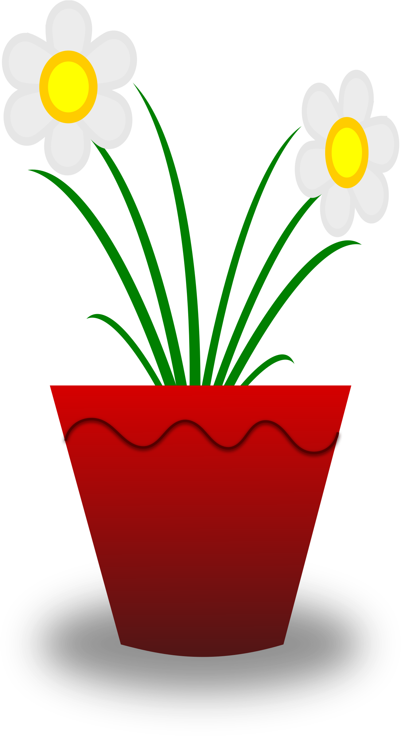 Pot Plant Clipart Big Flower - Flower Growing Animated Gif - Transparent PNG Free Download