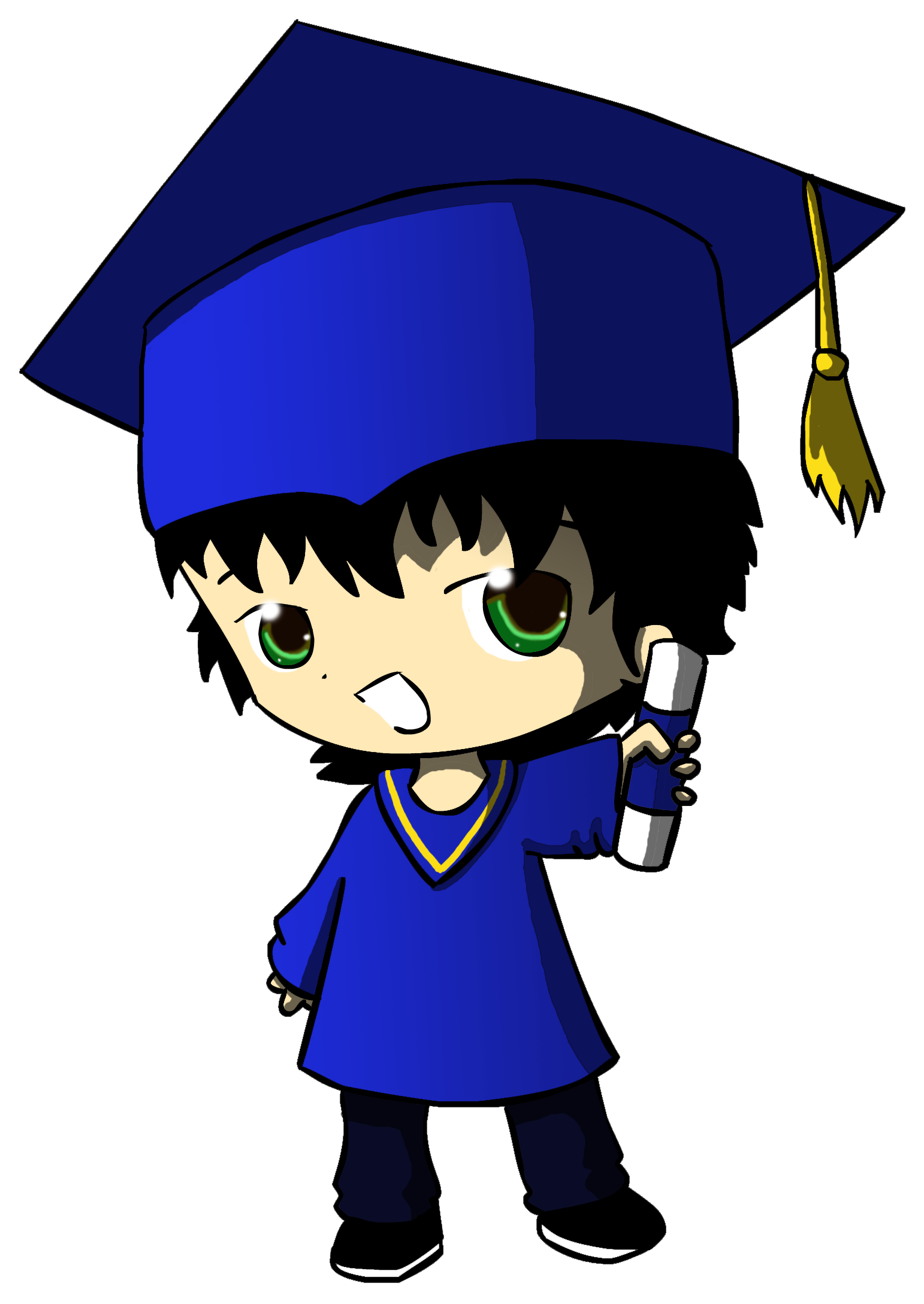 Graduation Logos Images - Anime Graduation Boy - Transparent PNG Free Download