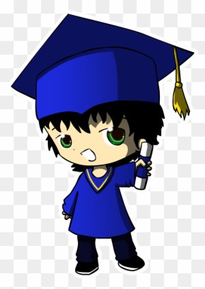 Graduation Logos Images - Anime Graduation Boy - Transparent PNG Free Download