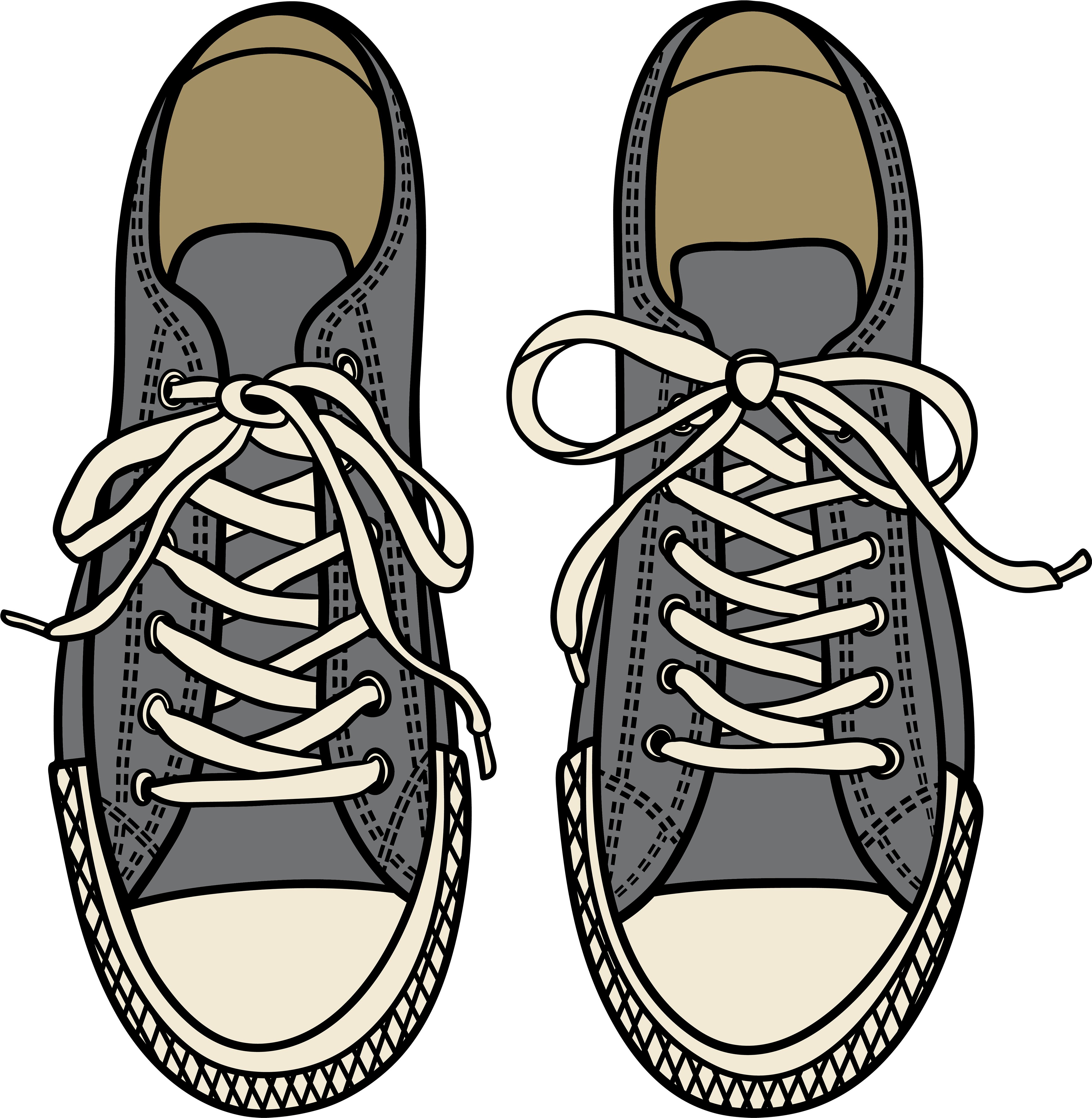 Fancy Shoes Clipart Grey Sneakers Png Best Web Black - Animated Shoes Top View Png - Transparent PNG Free Download