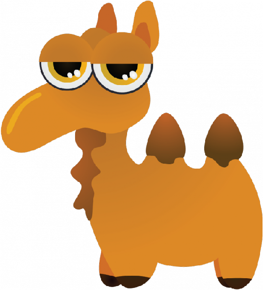 Cute Camel Clipart Funny Pictures - Jungle Animal Wall Sticker - Cute Wall Decal - Transparent PNG Free Download