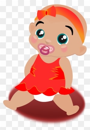 Big Image - Animation Baby Girl - Transparent PNG Free Download
