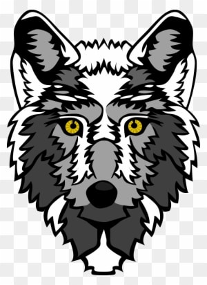 Wolf Vector Art - Animated Wolf Head Transparent - Transparent PNG Free Download