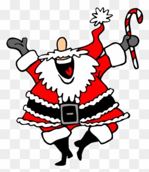 Funny Santa Christmas Image Reindeer Free Public Domain - Dancing Santa Animated Gif - Transparent PNG Free Download