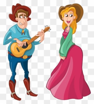 Enjoy The Programs, Activities, And Gym Services At - Animated Singers Country Couples - Transparent PNG Free Download