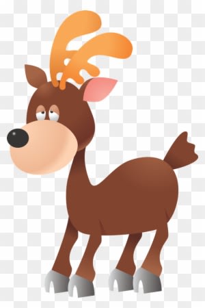 Deer Free To Use Clipart - Cartoon Animal Deer Free - Transparent PNG Free Download
