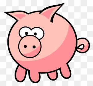 Clipart Of Cartoon Pigs Pig - Animal Clipart - Transparent PNG Free Download