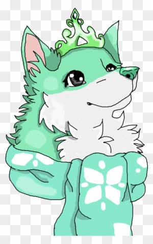 Blue And White Arctic Wolf From Animal Jam - Animal Jam Arctic Wolf Drawing - Transparent PNG Free Download