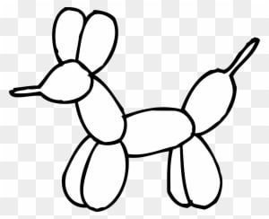 Paper Shredder Clipart - Balloon Animal Coloring Pages - Transparent PNG Free Download