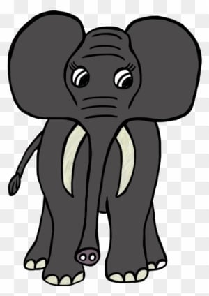 Drawing Of Elephant - Clipart Of Wild Animals - Transparent PNG Free Download
