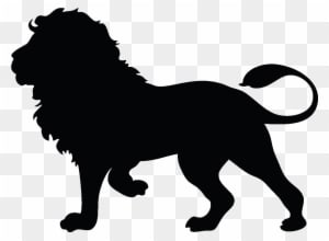 Lion Silhouette - Animal Silhouette - Transparent PNG Free Download