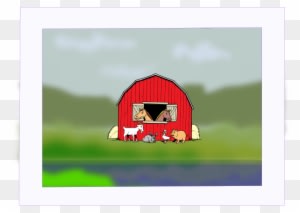 Barn Yard Painting Clip Art - Farm Animals - Transparent PNG Free Download