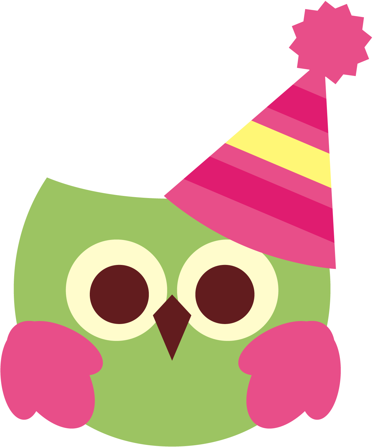 Clip Art - Happy Birthday Owls Animated Gif - Transparent PNG Free Download