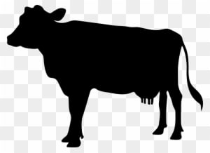 Cow Png - Animal Silhouettes Png - Transparent PNG Free Download