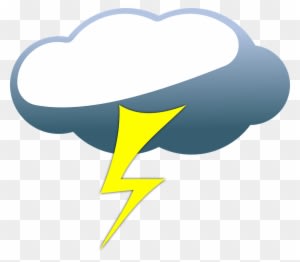 Blitz Mit Wolke Clipart - Thunder And Lightning Animated - Transparent PNG Free Download