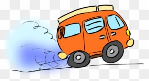 Orange Campervan - Van Animated Gif - Transparent PNG Free Download