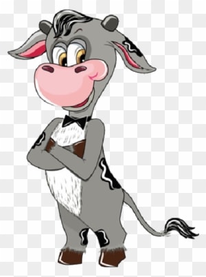 Cartoon Cows Farm Animal Images - Cartoon Animal Funny Png - Transparent PNG Free Download
