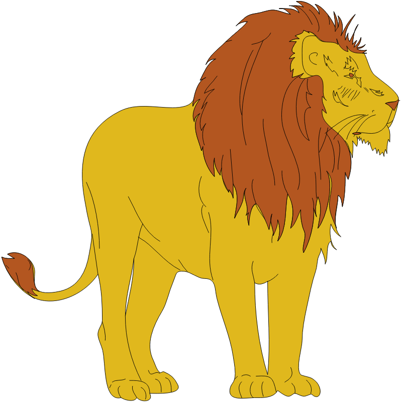 Male Lion - Animated Pictures Of Lion - Transparent PNG Free Download