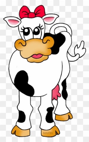 Cow Clipart Phillip Martin - Farm Animals Clip Art - Transparent PNG Free Download