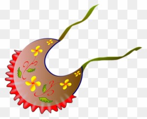 Bib Baby Bib Apron Napkin Baby Clothes Bab - Animated Picture Of Bib - Transparent PNG Free Download