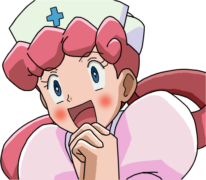 Serena By Stuanimeart Nurse Joy Surprised (png) By - Anime Surprised Png - Transparent PNG Free Download