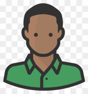 Favorite - Afro Hair Men Animated - Transparent PNG Free Download