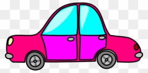 Clipart Pink Car Clip Art At Clker Com Vector Online - Animated Car Gif Png - Transparent PNG Free Download