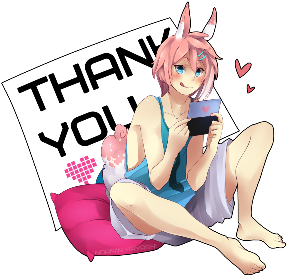 Thank You T V T By Noririn Hayashi On Deviantart - Anime Thank You Png Gif - Transparent PNG Free Download