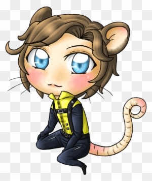 Adorable Lab Rat By Ocelot-girl - Rat Girl Anime - Animals Transparent PNG Free Download