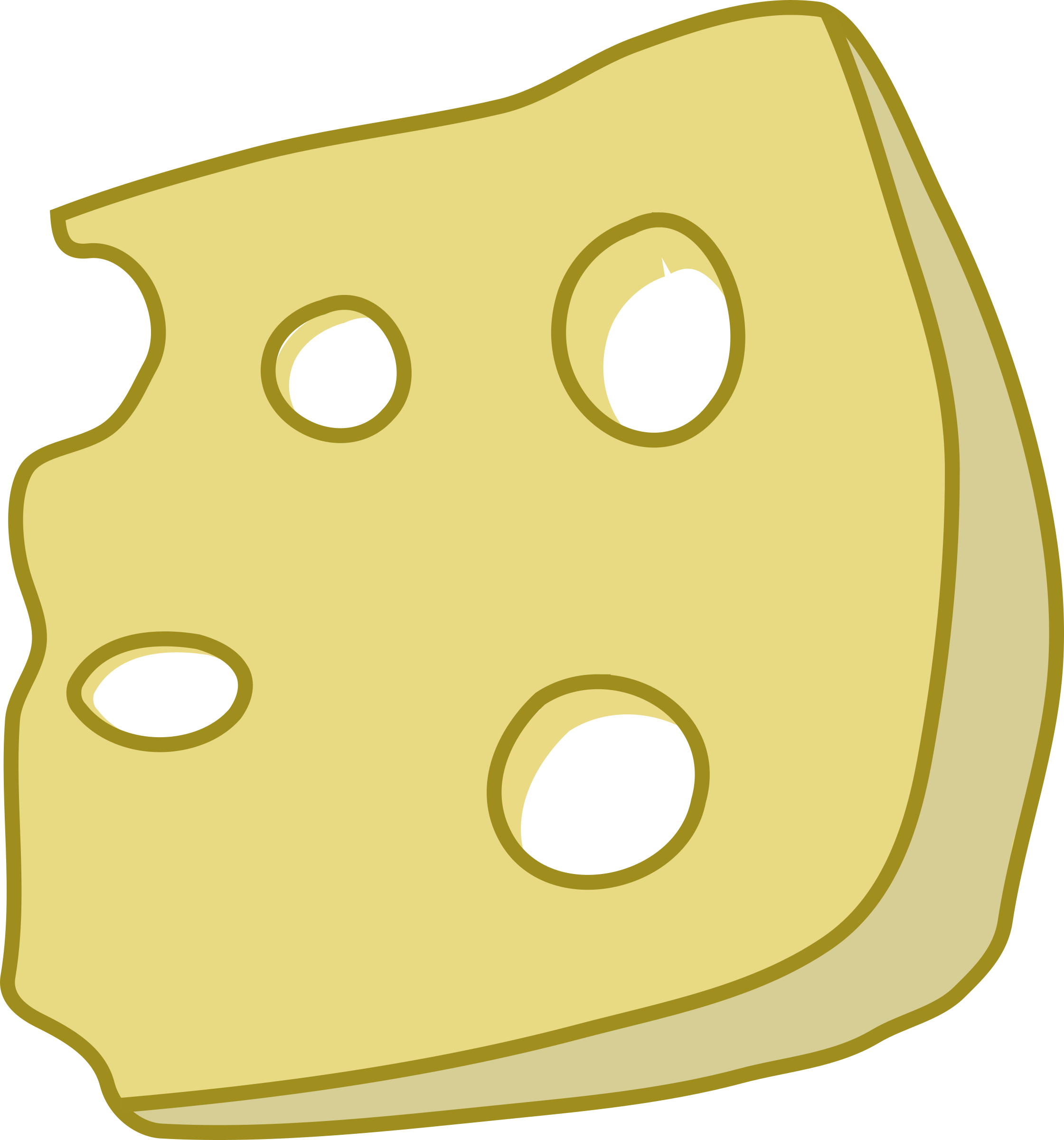 Cheese Clipart Animated - 1 Slice Cheese Animated - Transparent PNG Free Download