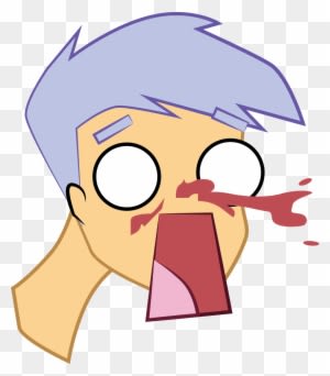 Nose Clipart Free - Anime Nose Bleed Png - Transparent PNG Free Download